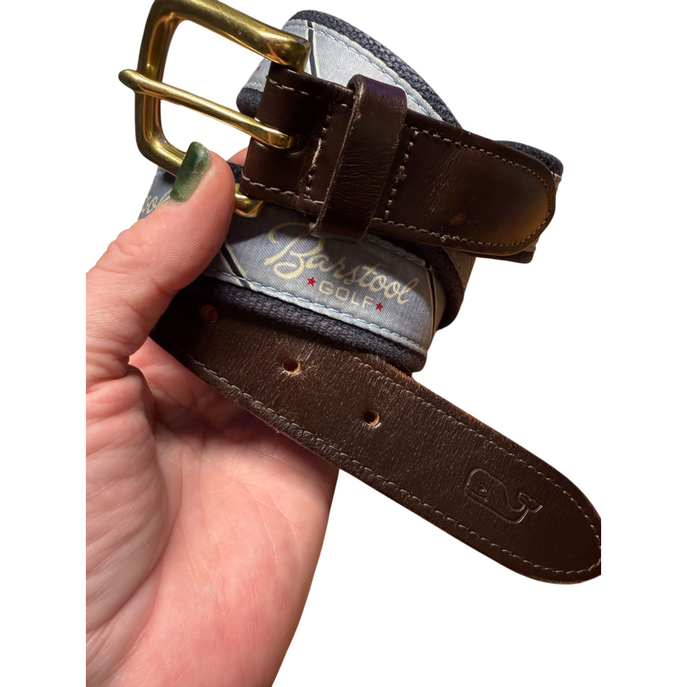 VINEYARD VINES Barstool Sports Golf Belt Men's 40" Leather